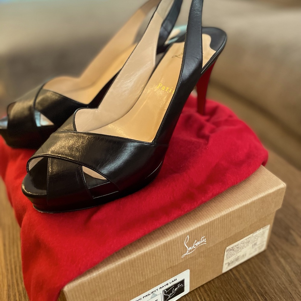 Christian Louboutin | Patent Slingback Heels
